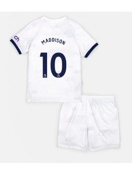 Billige Tottenham Hotspur James Maddison #10 Hjemmedraktsett Barn 2023-24 Kortermet (+ Korte bukser)